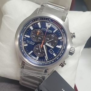 Citizen Men's Eco-Drive Weekender Titanium Chronograph Bracelet Watch